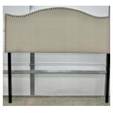 Queen Size Padded Nail Head Trimmed Headboard