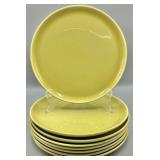 (8) Russel Wright Chartruese Dinner Plates 10in