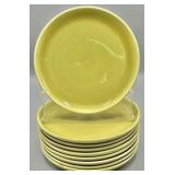 (9) Russel Wright Chartreuse Bread Plates