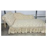 Tufted Upholstered Chaise Lounge