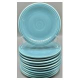 (11) Fiestaware Turquoise 6.25in Bread Plates