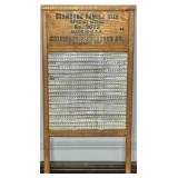Columbus Washboard Co. 24in Board