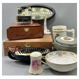 Vintage Collectibles and Wood Cigar Boxes