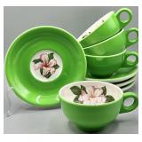 Dorothy Draper The Greenbrier Hotel Cups & Saucers