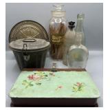 Antique Apothecary Bottles and Tins