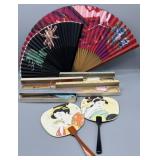 Japanese Decorative Fan Collection