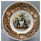 French Creil et Montereau Transferware Plate