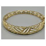 14k Gold Turkish Bangle Bracelet - .SEE DESC