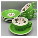 Dorothy Draper The Greenbrier Hotel Cups & Saucers