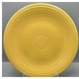 Vintage Fiesta Ware 14in Yellow Chop Plate Platter