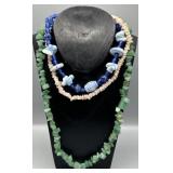 Vintage Artisan Bead Necklace Collection SEE DESC