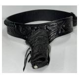 Western Black Leather Gun Holster