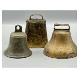 (3) Vintage Cowbells