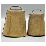 (2) Vintage Cowbells