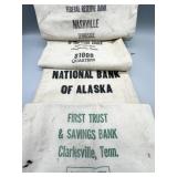 Vintage Tennessee and Alaska Bank Bags
