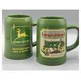 John Deere Stoneware Large Mugs