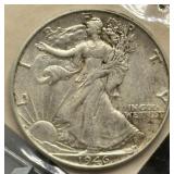 1946 Walking Half Dollar Silver Coin