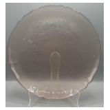 Vintage Arcoroc Rosa Pink Rosaline Cake Platter