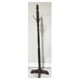 Vintage Wood Coat Tree Hat Rack
