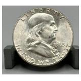 1963 Franklin Silver Half Dollar - 90% Silver