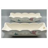 1956 Hull Butterfly Mid-Century B8 Window Planters