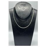 Vior 18" Sterling Silver Omega Necklace