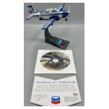 Chevron Free Spirit Diecast 1:50 Plane w/COA
