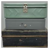 Vintage Metal Box Lot