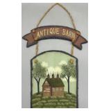 Handpainted Slate Antique Barn Sign