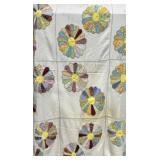 Antique Dresden Plate Handmade Quilt