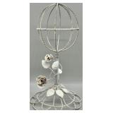 Vintage All-Metal Twisted Wire Display Stand