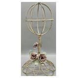 Vintage All-Metal Twisted Wire Display Stand