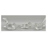 Minature Glass Bird Figurines