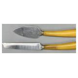 Vintage Bakelite Handled Cheese Server & Knife