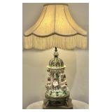 Italian Capodimonte Porcelian Lamp
