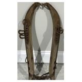 Antique Horse Mule Yoke Harness Hames