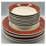 Vintage Sakura Plates and Bowls