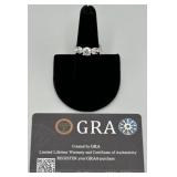 Moissanite GRA Certified 1.0 CT Ring