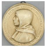 A. Santini Italian Savonarola Wall Plaque