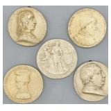 Early 20th Century Medallion Plaques