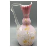 c.1880s-1890s Victorian Satin Glass Ewer