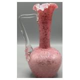 c.1880-1890 Victorian Cased Spatter Glass Ewer