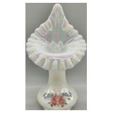Signed Fenton Jack in the Pulpit Iridescent Vase