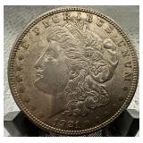 (3) Morgan Silver Dollars - ALL 1921!