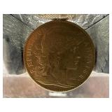 1906 10 Francs Marianne Coq Gold Coin