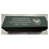 213DS Hen & Rooster Cuttin' Horse Knife