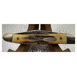 Case XX Amber Bone 52087 SS Pocket Knife