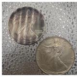 1994 & 1995 Liberty Silver Dollars