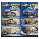 6 hot wheels haulers