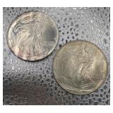 1994 & 1995 Liberty Silver Dollars